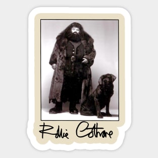 Robbie Coltrane // Vintage Style Sticker